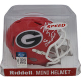 Richard Seymour Signed Georgia Bulldogs Mini Helmet "Go Dawgs" BAS 45818