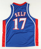 Bill Self Signed Kansas Jayhawks Jersey (JSA COA) 2xNational Champion Head Coach