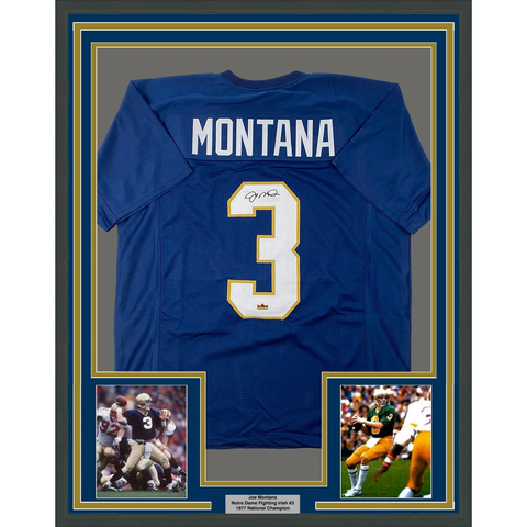 Joe Montana Signed Jersey. Football Collectibles Uniforms, Lot #42157