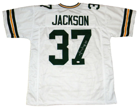 JOSH JACKSON AUTOGRAPHED SIGNED GREEN BAY PACKERS #37 WHITE JERSEY JSA