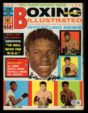 Emile Griffith Autographed Boxing Illustrated Magazine Beckett BAS QR #BK08846