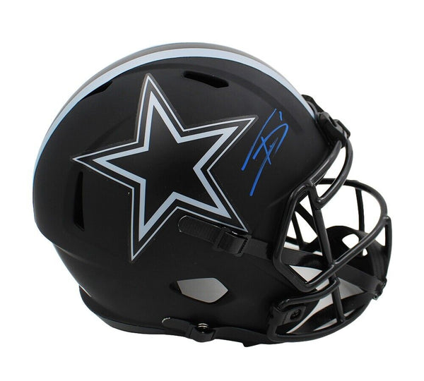 Trevon Diggs Signed Dallas Cowboys Speed Full Size Eclipse NFL Helmet