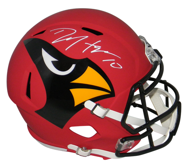 DEANDRE HOPKINS AUTOGRAPHED ARIZONA CARDINALS AMP FULL SIZE SPEED HELMET BECKETT