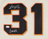 LaMonte Wade Signed San Francisco Giant Jersey (JSA COA) Players Weekend Laninth