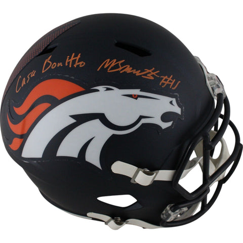 Nik Bonitto Autographed Denver Broncos F/S Helmet "Casa Bonitto" Beckett 49133