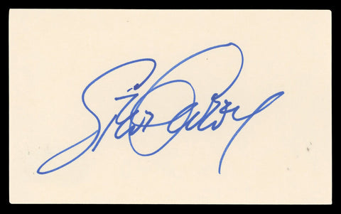 Dodgers Steve Garvey Authentic Signed 3x5 Index Card Autographed BAS #BN06488