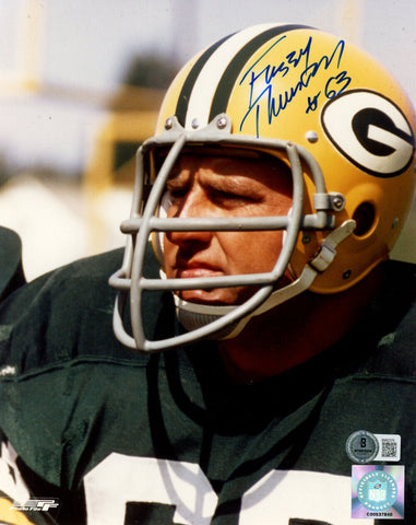 Fuzzy Thurston Autographed Green Bay Packers 8x10 Photo Beckett 47885