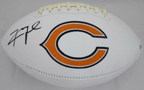 KHALIL MACK AUTOGRAPHED CHICAGO BEARS WHITE LOGO FOOTBALL BECKETT BAS 148625