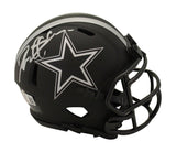 Deion Sanders Autographed Dallas Cowboys Eclipse Mini Helmet Beckett 35979