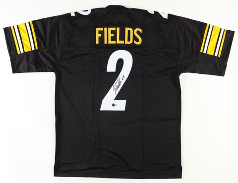 Justin Fields Signed Pittsburgh Steelers Jersey (Beckett) Ex Ohio State QB