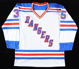 Mike Richter Signed Rangers Jersey Inscribed "94 Cup! (PSA) New York Goaltender