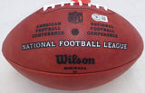 Dak Prescott Autographed NFL Leather Football Dallas Cowboys Beckett QR #BK44630