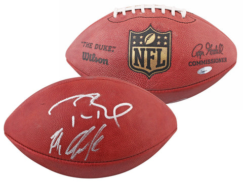 Tom Brady & Rob Gronkowski Signed Official "The Duke" Nfl Football Fanatics