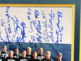 1966 Packers Autographed Framed 16x20 Photo 34 Sigs Bart Starr Beckett AD78728