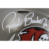 Ronde Barber Autographed Tampa Bay Buccaneers TB 97-13 Mini Helmet Beckett 49229