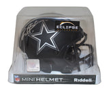 Deion Sanders Autographed Dallas Cowboys Eclipse Mini Helmet Beckett 35979