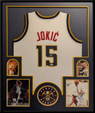 FRAMED DENVER NUGGETS NIKOLA JOKIC AUTOGRAPHED SIGNED JERSEY JSA COA