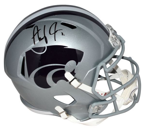 AVERY JOHNSON SIGNED KANSAS STATE WILDCATS FULL SIZE SPEED HELMET BECKETT