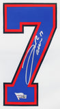 Bills Josh Allen Authentic Signed White Nike Game Jersey w/ Silver Sig Fanatics