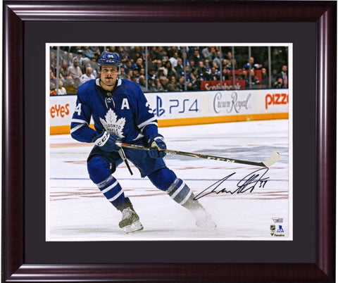 Auston Matthews Toronto Maple Leafs Signed 16x20 Framed Fanatics Autograph Photo