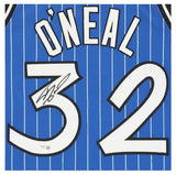 SHAQUILLE O'NEAL Autographed Orlando Magic Blue M&N Jersey FANATICS