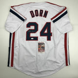 Autographed/Signed CORBIN BERNSEN Roger Dorn Major League Movie Jersey JSA COA