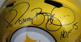 Jerome Bettis HOF Signed Steelers Full Size Flash Replica Helmet JSA 166567