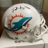 FRANK GORE AUTOGRAPHED SIGNED MIAMI DOLPHINS MINI HELMET BECKETT