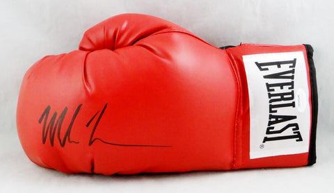 Mike Tyson Autographed Red Everlast Boxing Glove- JSA W Auth *left