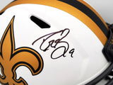 DREW BREES AUTOGRAPHED SAINTS LUNAR ECLIPSE FULL SIZE HELMET BECKETT 202060