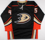 Sami Vatanen Signed Ducks Jersey (Beckett) Anahiem Defenseman, Finnish Natl Team