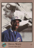 Devon White Signed Toronto Blue Jays Jersey (JSA COA) 3xWorld Series Champion CF