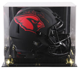 Cardinals Kurt Warner Signed Eclipse Full Size Speed Rep Helmet W/ Case BAS Wit