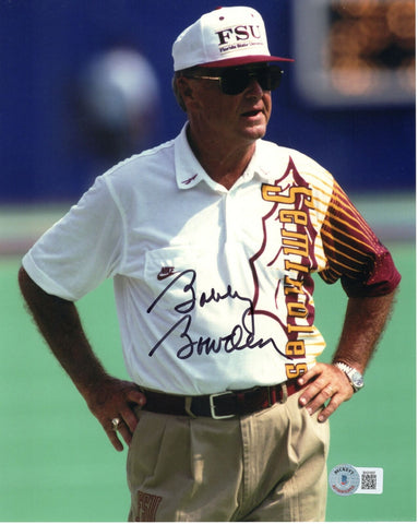 Bobby Bowden Autographed Florida State Seminoles 8x10 Photo Beckett #7