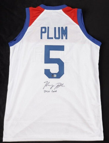 Kelsey Plum Signed Ladies 2018 & 2022 Team USA Basketball Jersey (Beckett)