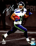 TYLER LOCKETT AUTOGRAPHED FRAMED 8X10 PHOTO SEAHAWKS SPOTLIGHT MCS HOLO 210979