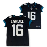 Trevor Lawrence Autographed Jaguars Signed Nike Elite Black Jersey Fanatics COA