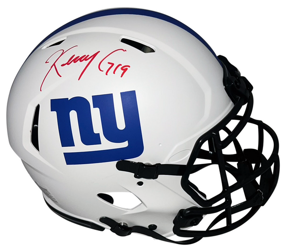 KENNY GOLLADAY AUTOGRAPHED NEW YORK GIANTS LUNAR AUTHENTIC SPEED HELMET BECKETT