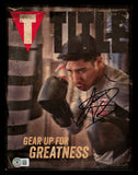 Jessie Vargas Autographed Signed Title Magazine Beckett BAS QR #BK08804