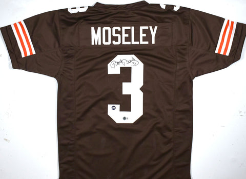 Mark Moseley Autographed Brown Pro Style Jersey - Beckett W Hologram *Black