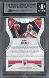 Bulls Dennis Rodman Authentic Signed 2019 Panini Prizm #3 Card BAS Slabbed