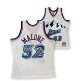 John Stockton Karl Malone Autographed Utah Jazz Mitchell Ness Signed Jersey JSA