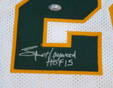 SEATTLE SONICS SPENCER HAYWOOD AUTOGRAPHED WHITE JERSEY "HOF 15" MCS HOLO 104225