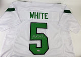 Mike White Signed New York Jets Jersey (Beckett) 2022 N Y Starting Quarterback