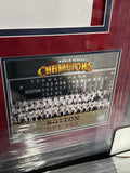 2004 Boston Red Sox Team Signed Autographed Jersey Framed to 32x40 NEP