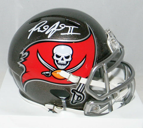 RONALD JONES II AUTOGRAPHED TAMPA BAY BUCS BUCCANEERS SPEED MINI HELMET JSA