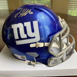 Jalin Hyatt Autographed Signed New York Giants Mini Helmet Beckett