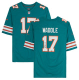 Jaylen Waddle Autographed Miami Dolphins Teal Nike Game Jersey Fanatics