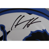 Hendon Hooker Autographed Detroit Lions F/S Lunar Helmet Beckett 44987