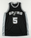 Robert Horry Signed Spurs Jersey (PSA COA) San Antonio 7xNBA Champion / Forward